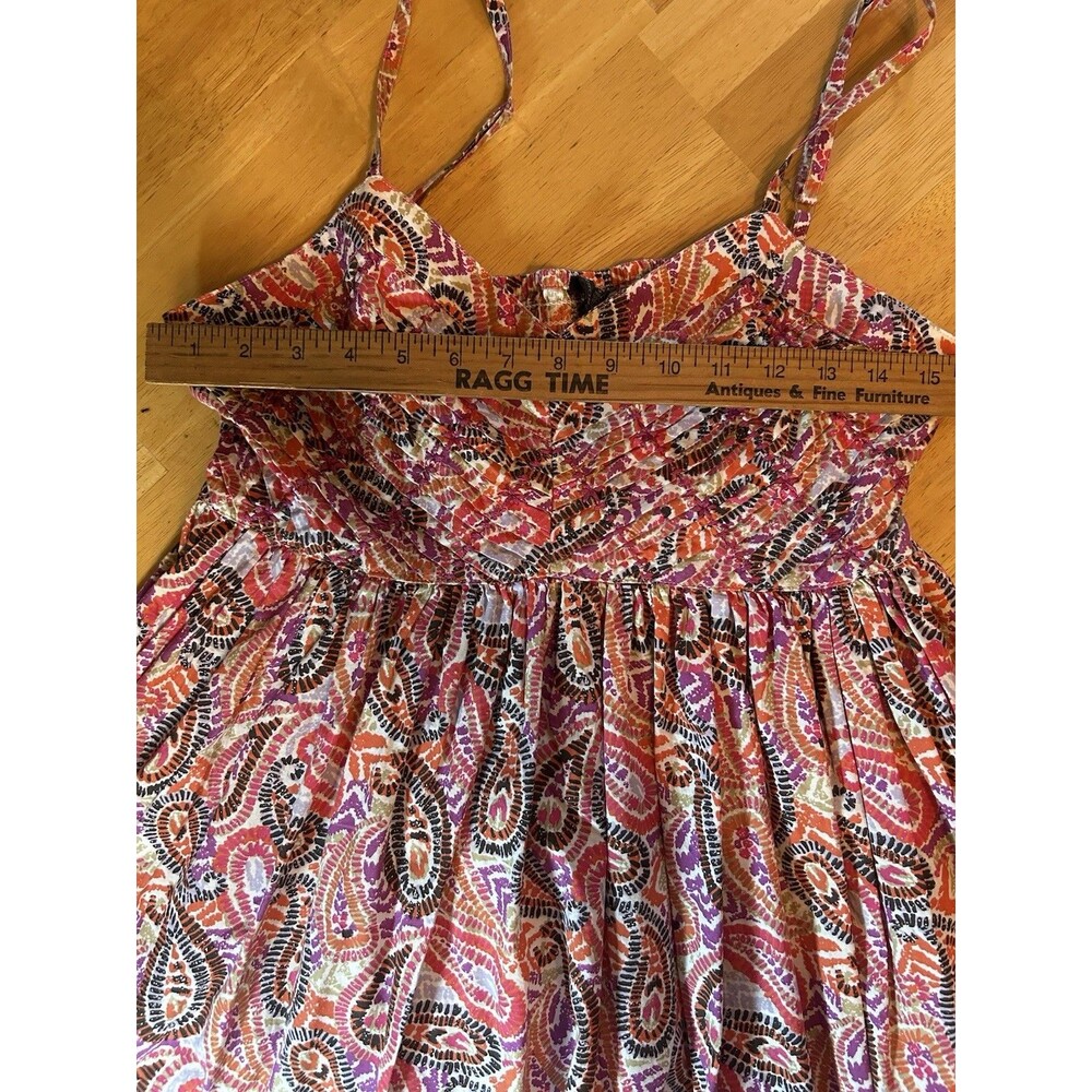 Madison Pink & Red Paisley Midi Dress - Picture 6 of 12